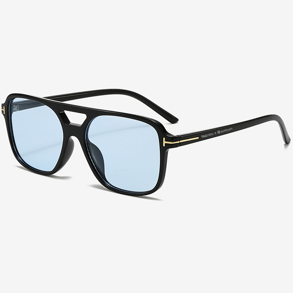 TAGHills X Sunburn Sunglasses THAS0156 - C5-Black Blue