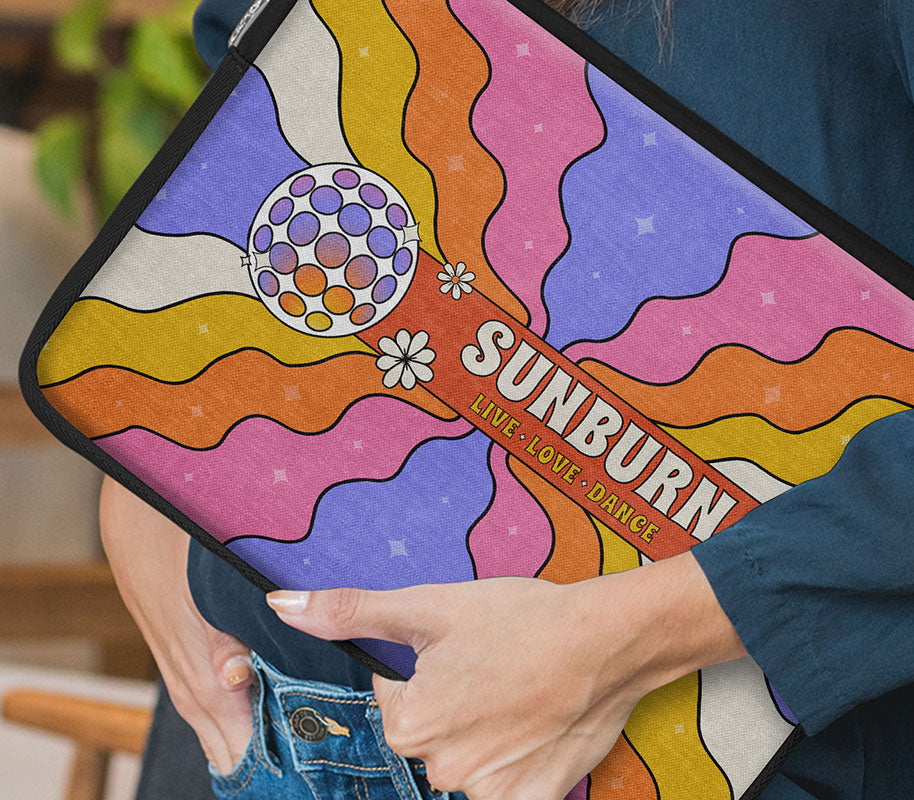 Sunburn Live Love Dance Laptop Sleeve
