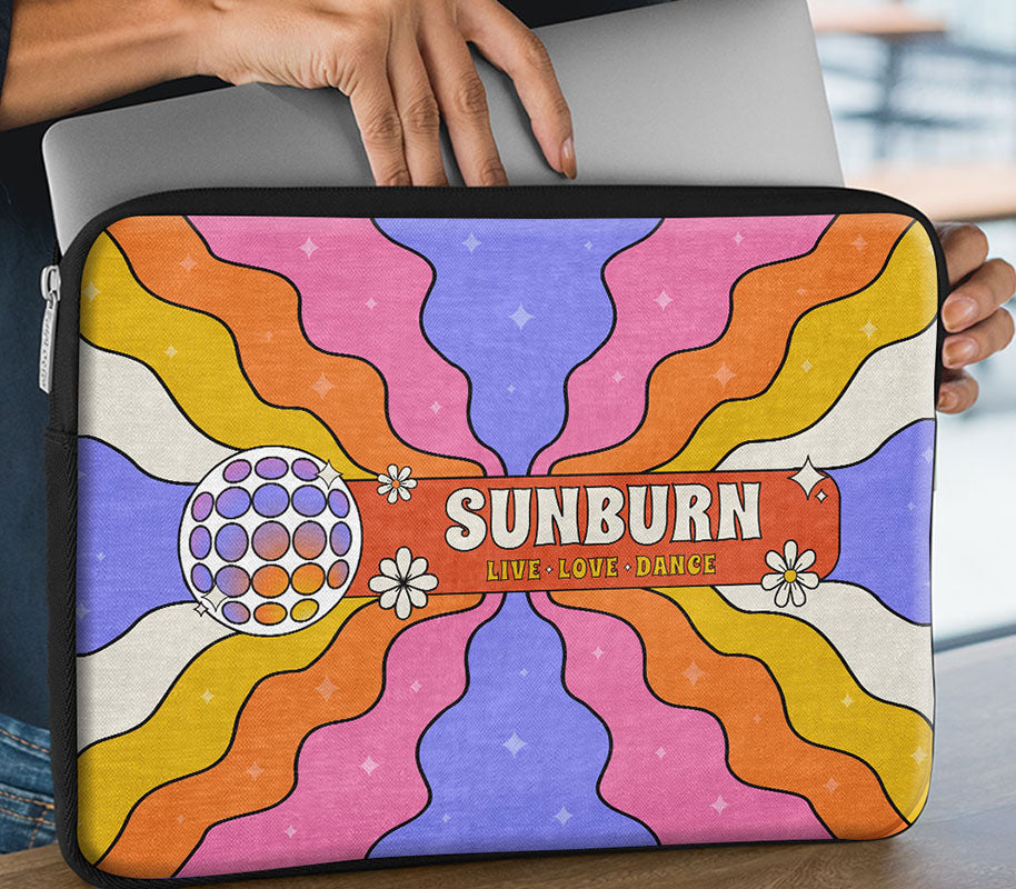 Sunburn Live Love Dance Laptop Sleeve