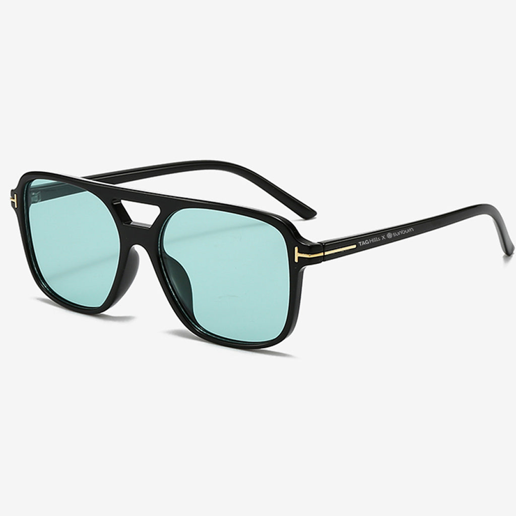 TAGHills X Sunburn Sunglasses THAS0156 - C3-Black Green