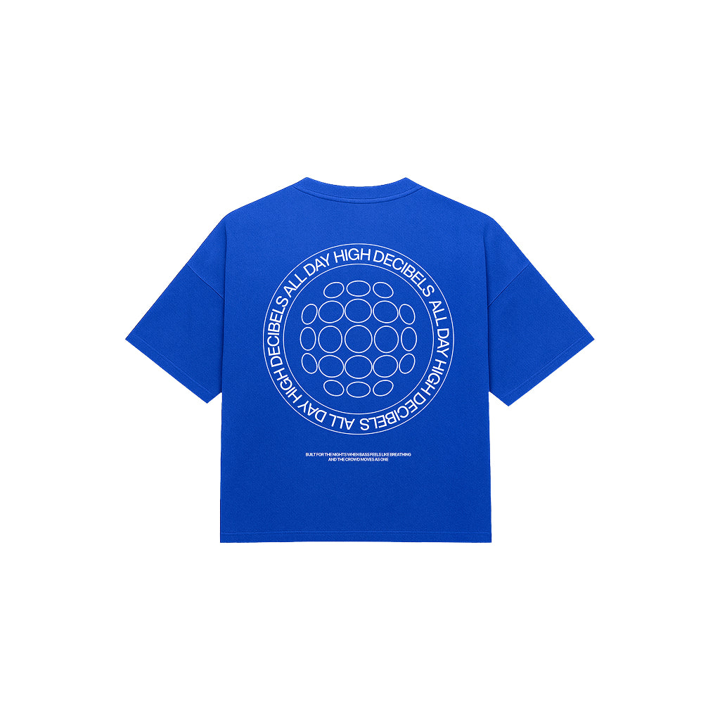Sunburn core logo oversized tee (royal blue)