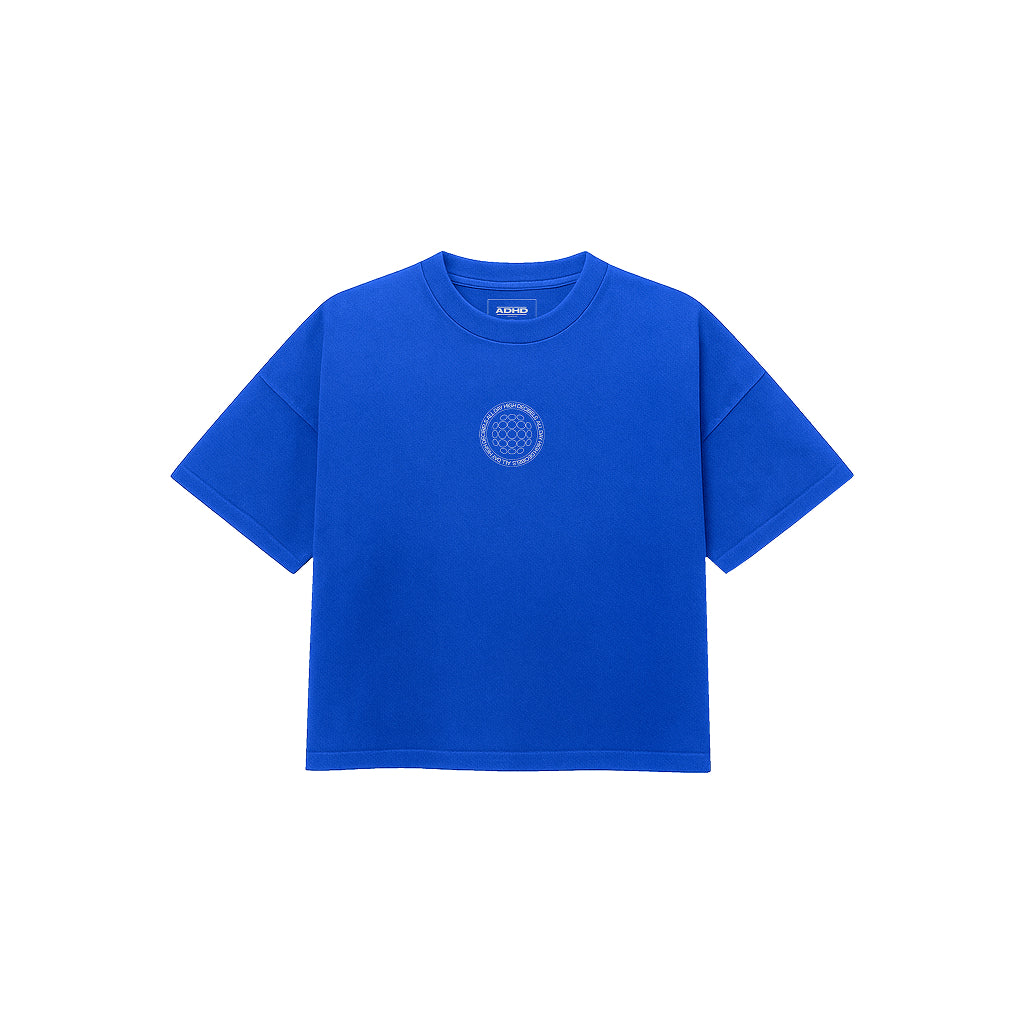 Sunburn core logo oversized tee (royal blue)