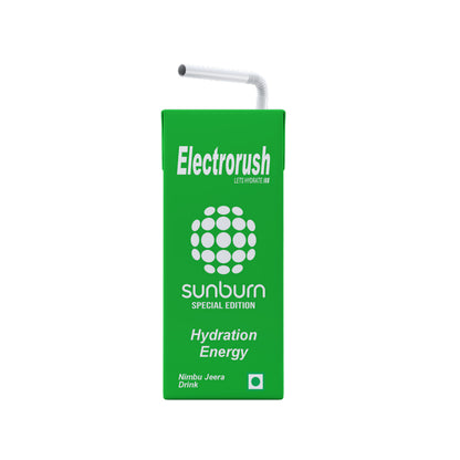 Electrorush X Sunburn special edition I hydration energy drink I Nimbu Jeera Flavour I 200ml Ready to drink