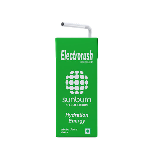 Electrorush X Sunburn special edition I hydration energy drink I Nimbu Jeera Flavour I 200ml Ready to drink