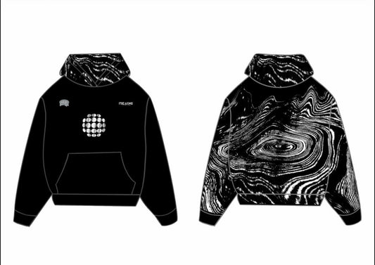 Monochromatic Fluid Hoodie