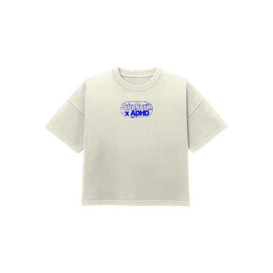 Rave responsibly oversized tee (off-white)